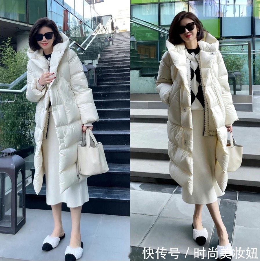 打底裤|上年纪的女人别穿打底裤,学她配9分裤洋气,配半身裙优雅