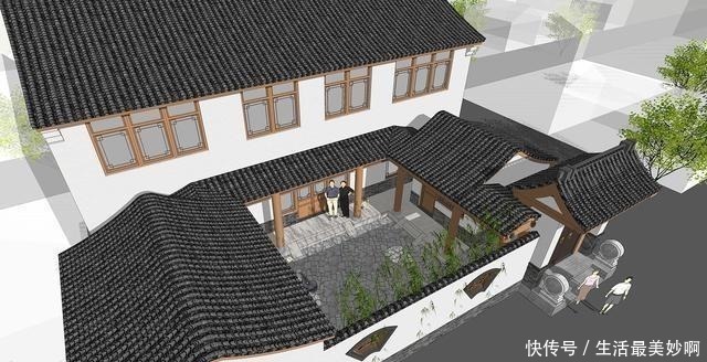 富贵牡丹|惊艳全村,这处自建四合院设计,堪称自建典范!