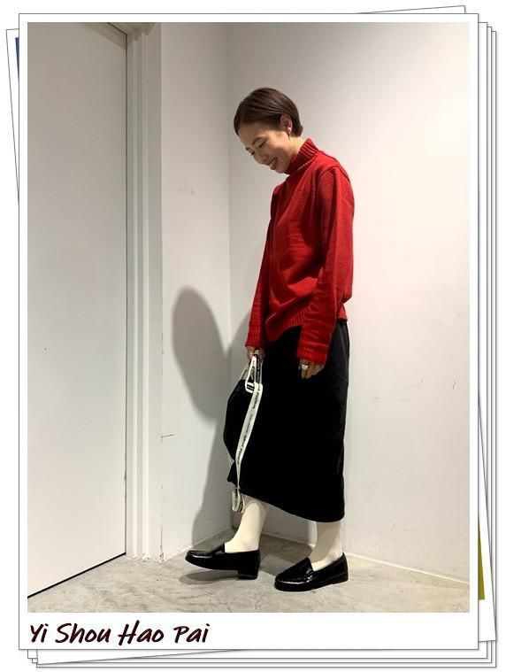 春节要带一点红！红色高领针织衫的20种搭配分享