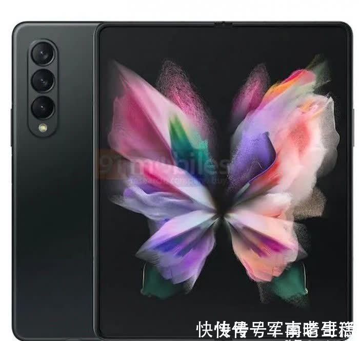 g三星Galaxy Z Fold 3折叠屏新机渲染图曝光：双屏+三种配色