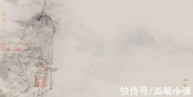 山水&匠心独运，冷暖自知。何微水墨山水欣赏