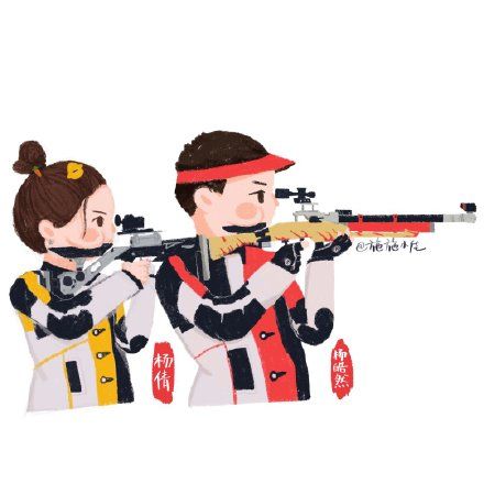 萌化|萌化了！慈溪手绘达人画出奥运健儿高光时刻，看了都想收藏