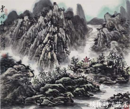 鉴赏#“道法嵩山”第九届五人中国画作品展（一）