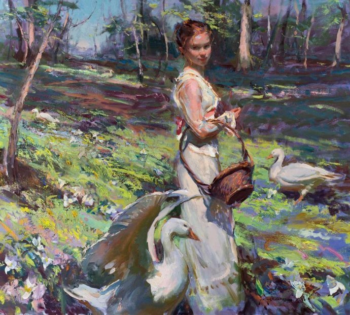 肖像!充满色彩、自由、深度的笔触的人物肖像油画作品