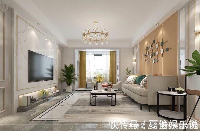 公卫|140平米现代轻奢风格,鞋柜柜体做薄荷绿,一入户就被惊艳到了!