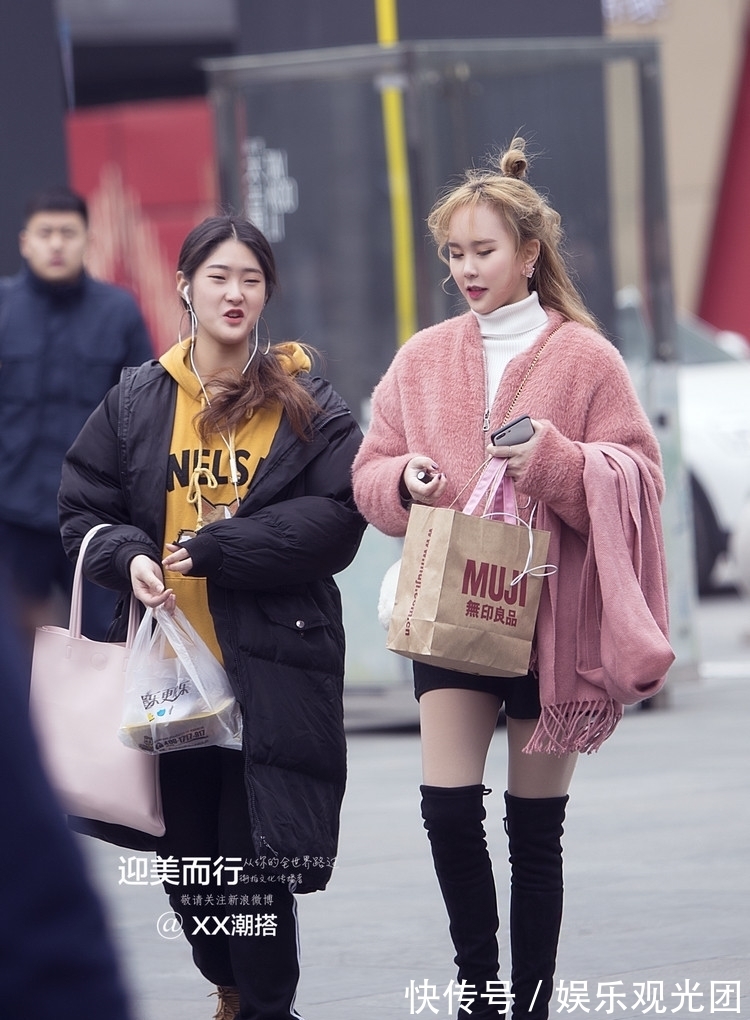 街拍|街拍：美女们穿着标新立异，发型千奇百怪，小编看了也是真是服气