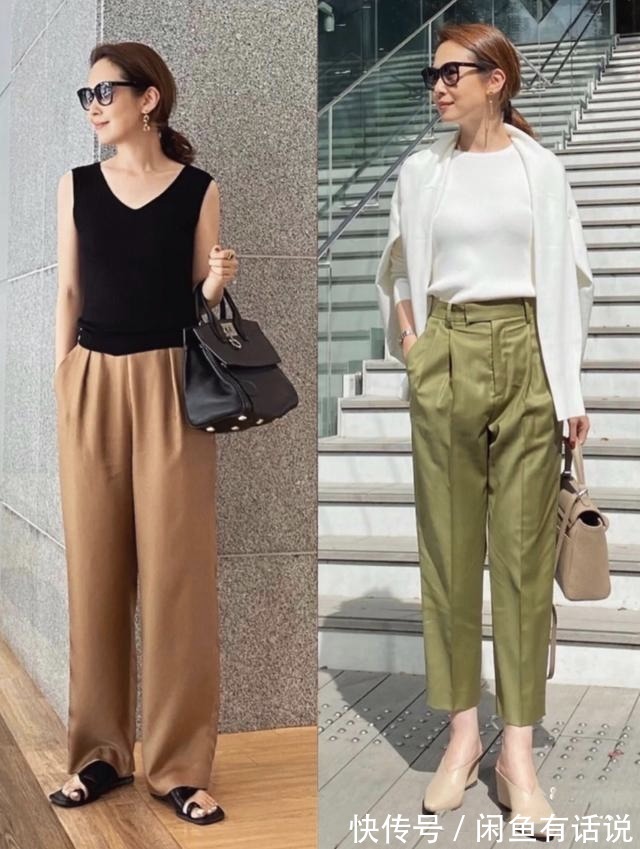 基础|50岁阿姨们这样穿真美,明明是简单基础的穿搭,看着却显贵还时髦