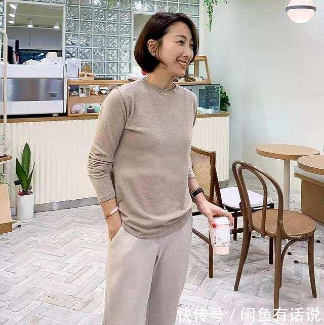 质感|女人到中年别穿得花花绿绿,学50岁韩国主妇这么穿,优雅有高级感