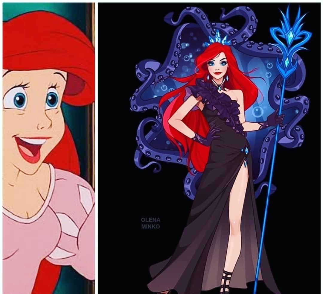 “御姐版”迪士尼公主，全员化身高冷小姐姐，演绎“姐就是女王”