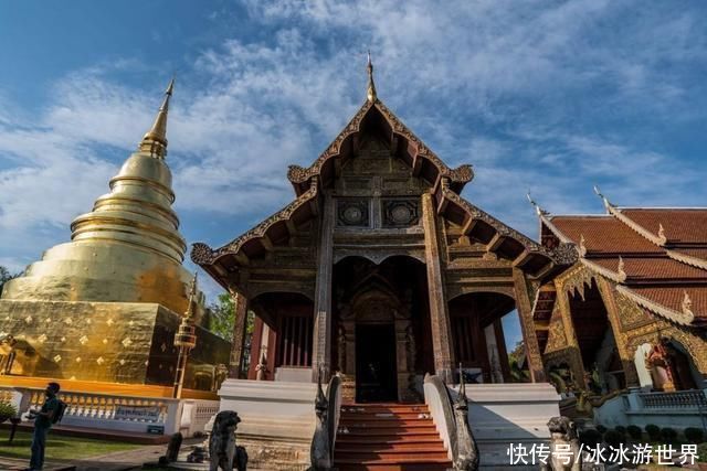 泰国清迈有座地位崇高的佛寺，距今已有600多年，门票却只收4元