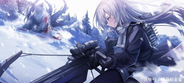 那颗星|二次元美图,明日方舟天上最亮的那颗星是蓝色的!