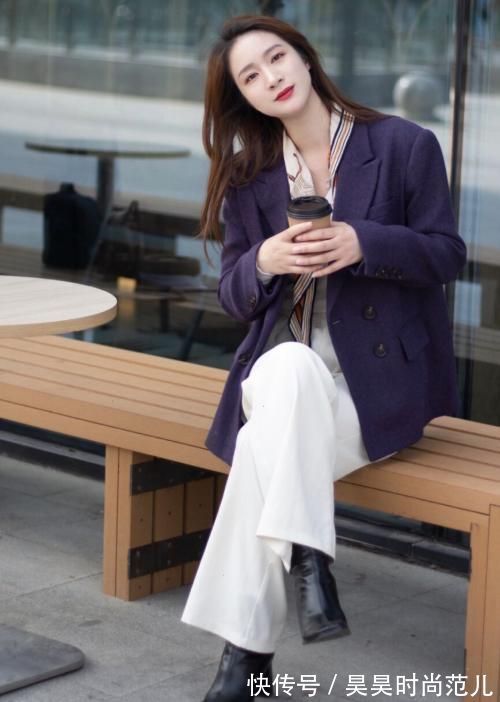 阔腿裤 初春流行的四种搭法,简单百搭又时髦,时尚达人们都爱穿