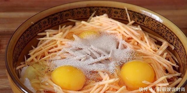 红薯鸡蛋|看馋了,红薯这样做才叫好吃,外酥里嫩,上桌就抢吃光