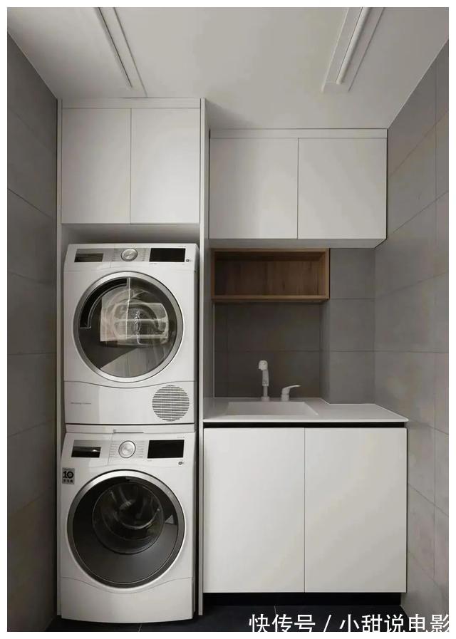 卫生间|64㎡轻奢两居室，柜子设计是最大亮点，颜值高又好用，值得借鉴！