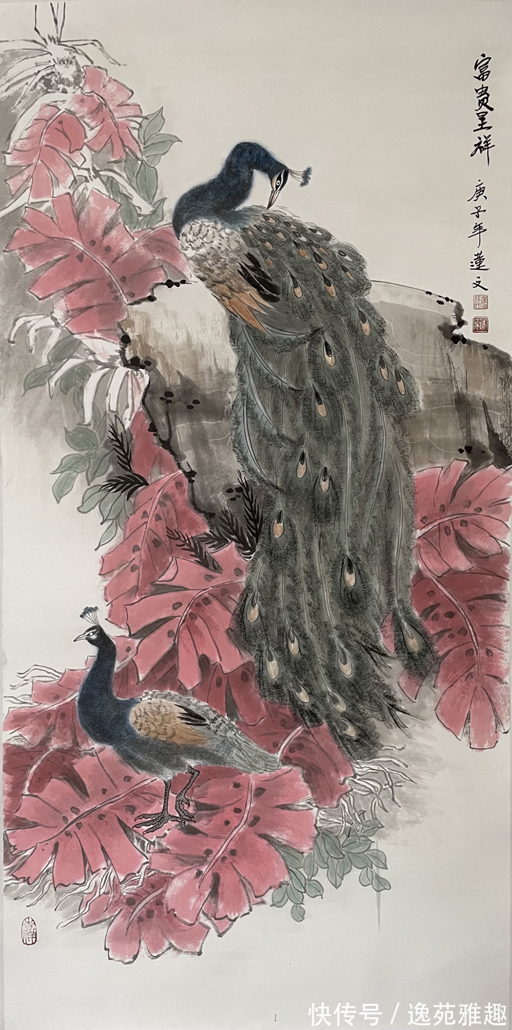 会员$「作品欣赏」淡烟流水画屏幽,女画家崔连文的花鸟作品