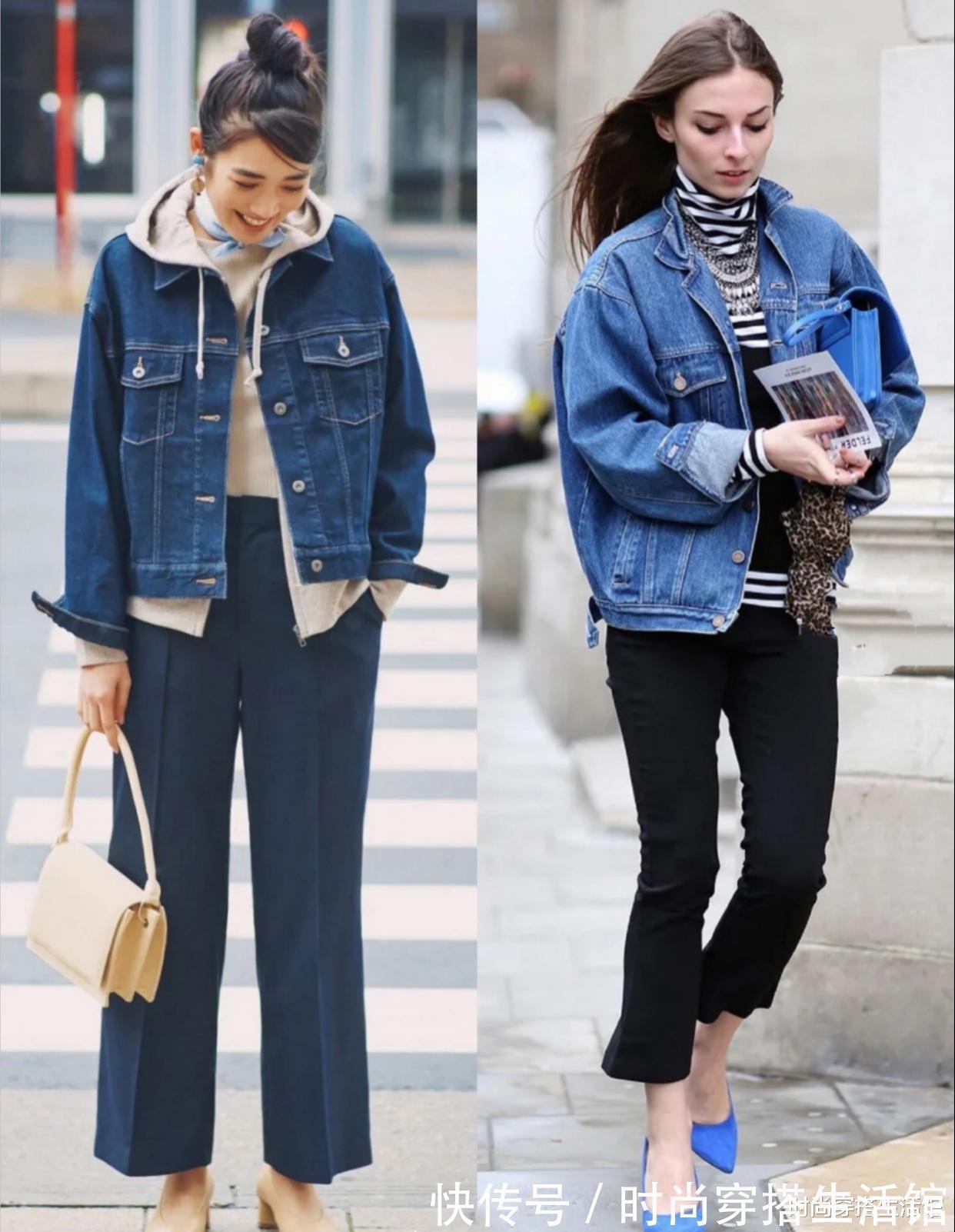 外套 最近火了一种外套:叫”牛仔外套“,青春时尚谁穿谁好看