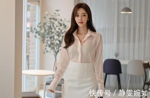 孙允珠|孙允珠活力穿搭：衬衣+包臀裙，4款小清新职业装推荐