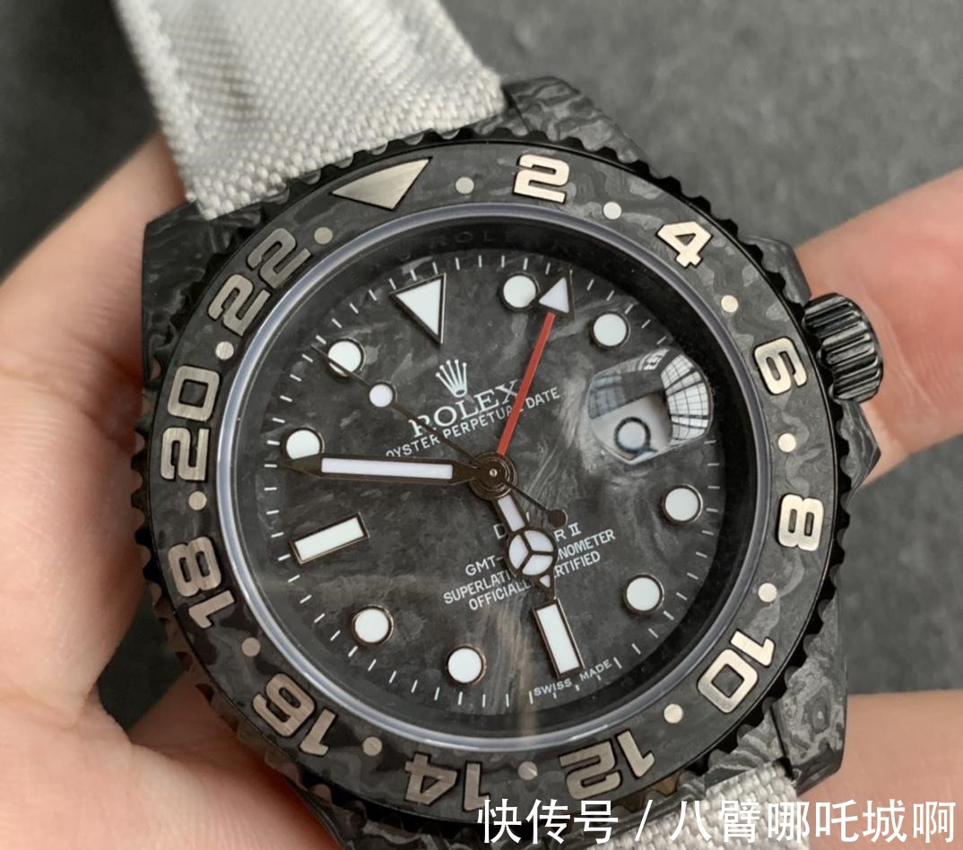 gmt Siri说表Diw厂新作劳力士GMT碳纤维表圈!