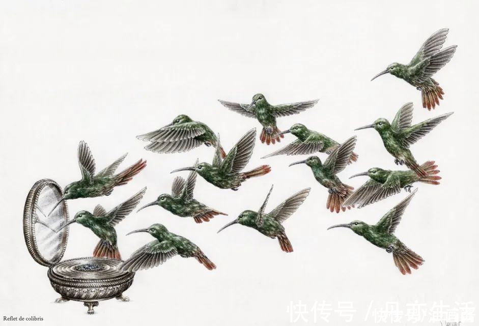 艺术家@90后画家用针管笔绘画，一幅画耗时数百小时，精致极了