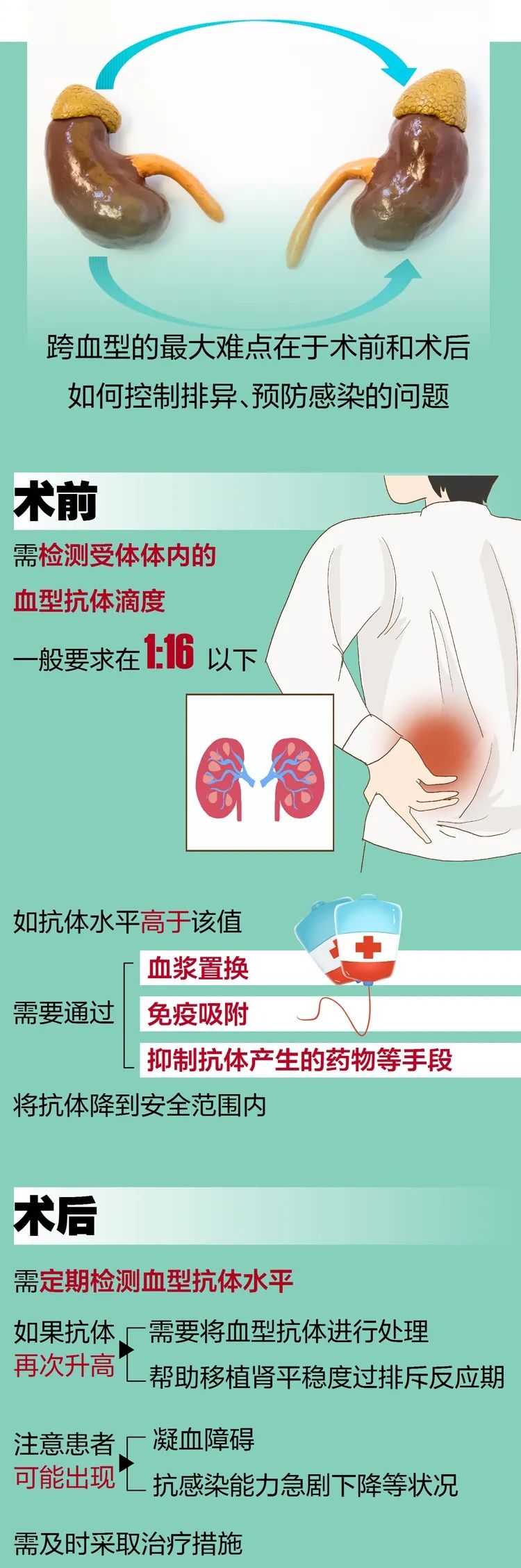 捐肾|妈妈再爱你一次！61岁A型血母亲捐肾给B型血女儿