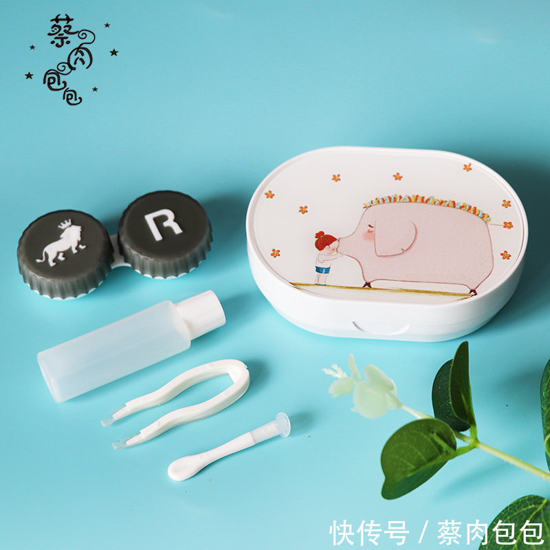 隐形眼镜盒 好看的时尚的伴侣盒经典隐形眼镜盒OL款式系列