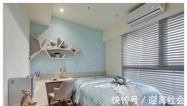 墙面|116㎡三居室，巧用室内门，打造极具灵活开阔感的新家！