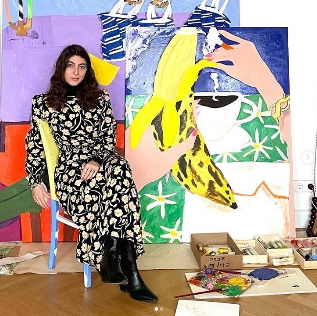 巨人国!她画油画,他做雕塑,这对艺术情侣直接建了一个“巨人国”