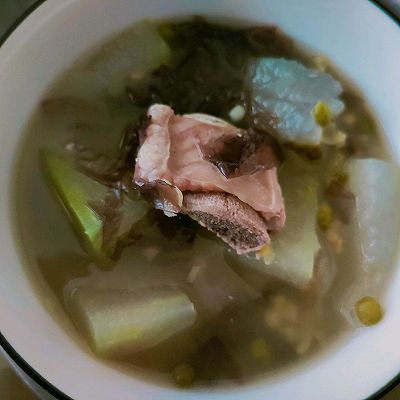燕儿|绿豆排骨紫菜汤