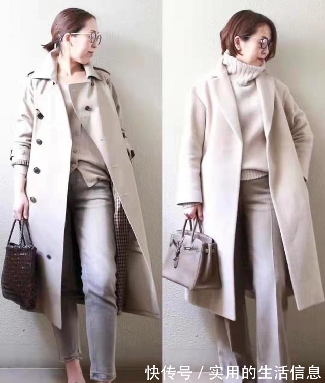 减龄 这位小个子“奶奶”太会穿，大衣穿搭洋气减龄，甩年轻人几条街！