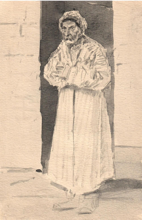 创作稿|20世纪俄罗斯绘画大师布布诺夫·亚历山大·帕夫洛维奇创作手稿精选