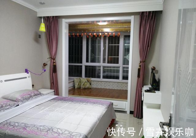 石膏线|老公坚持把卧室阳台抬高30公分,完工等于多出一间房,太实用了