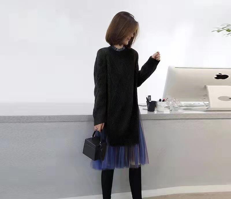 今冬流行一穿搭,叫“毛衣裙和长筒靴”,温柔显高又减龄,超时髦