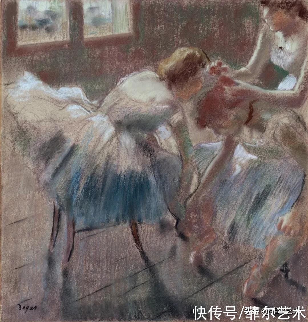 法国@法国艺术大师埃德加·德加舞女125幅油画作品,美翻了