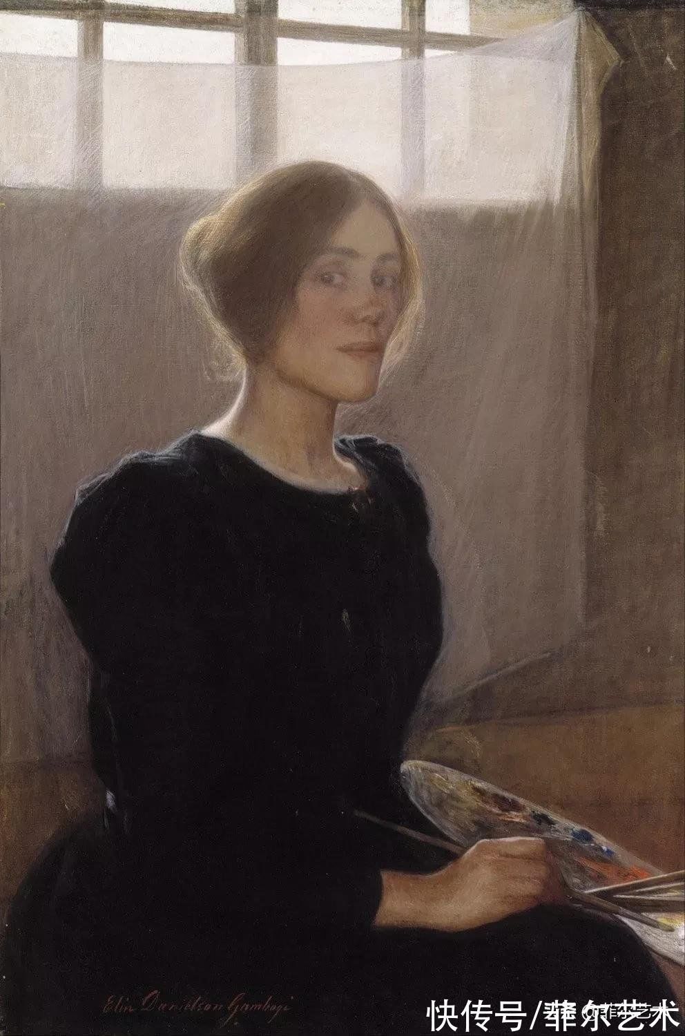 丹尼尔$芬兰第一代女性艺术家之一,艾琳·丹尼尔森的油画作品欣赏
