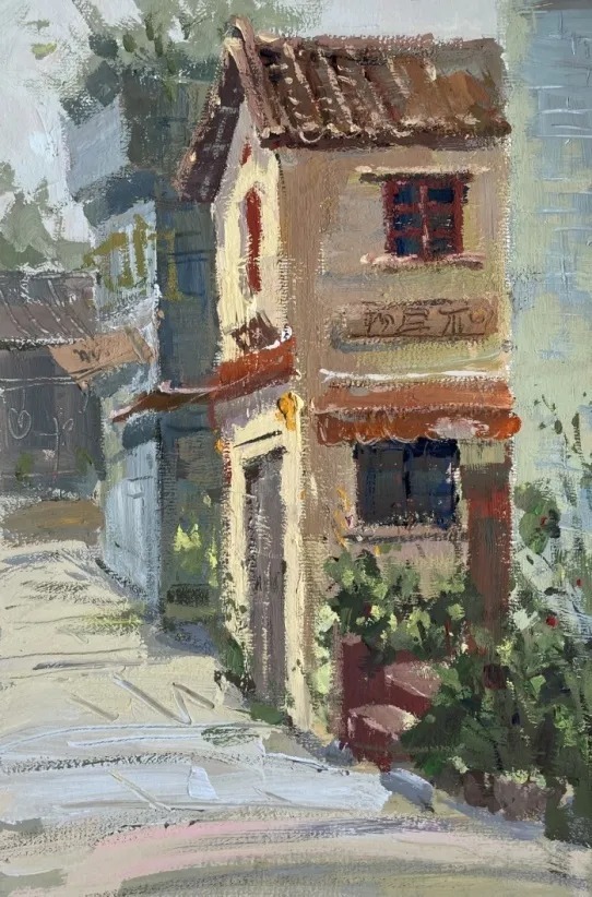 写生@"外师造化 中得心源" :20级象贤中学美术生沙湾古镇写生作品汇报展