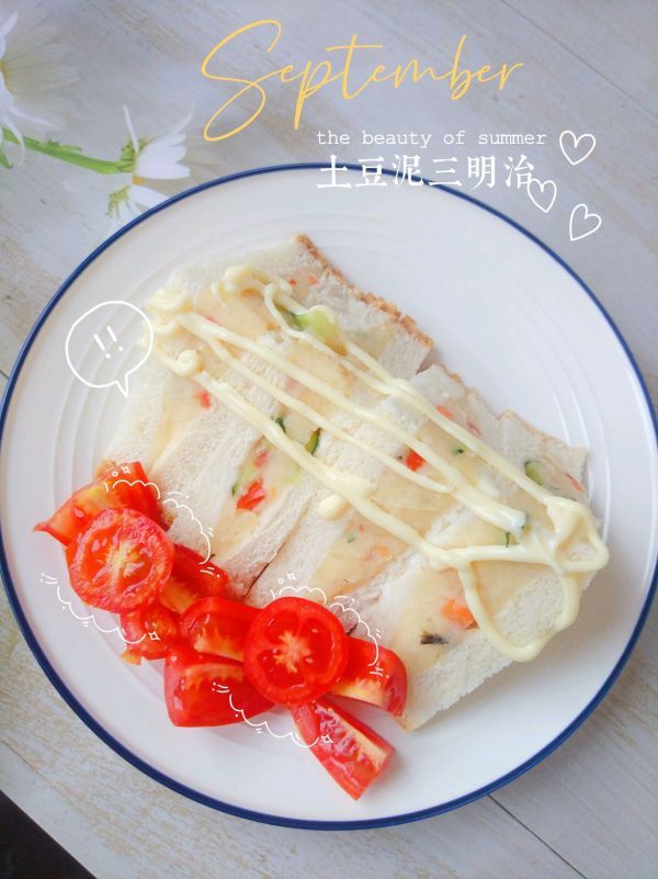 土豆泥|土豆泥三明治