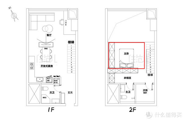 地台床|住范儿真实案例 篇二十七：47㎡小复式靠8大功能区，直接住成100㎡