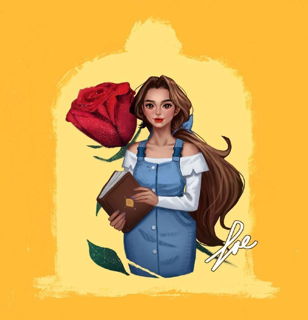 迪士尼公主@当迪士尼公主换上现代装,宝嘉康蒂很时髦,贝儿秀外慧中