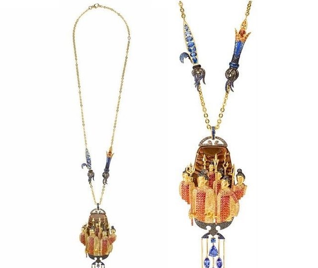 沙弗莱石!珠宝设计师新一季 Fragrant Concubine 高级珠宝系列中国元素