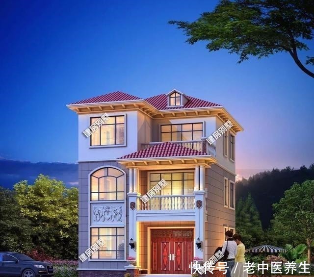观景|面宽8米左右的两栋自建房，外观都很漂亮，第二栋可住好几户！