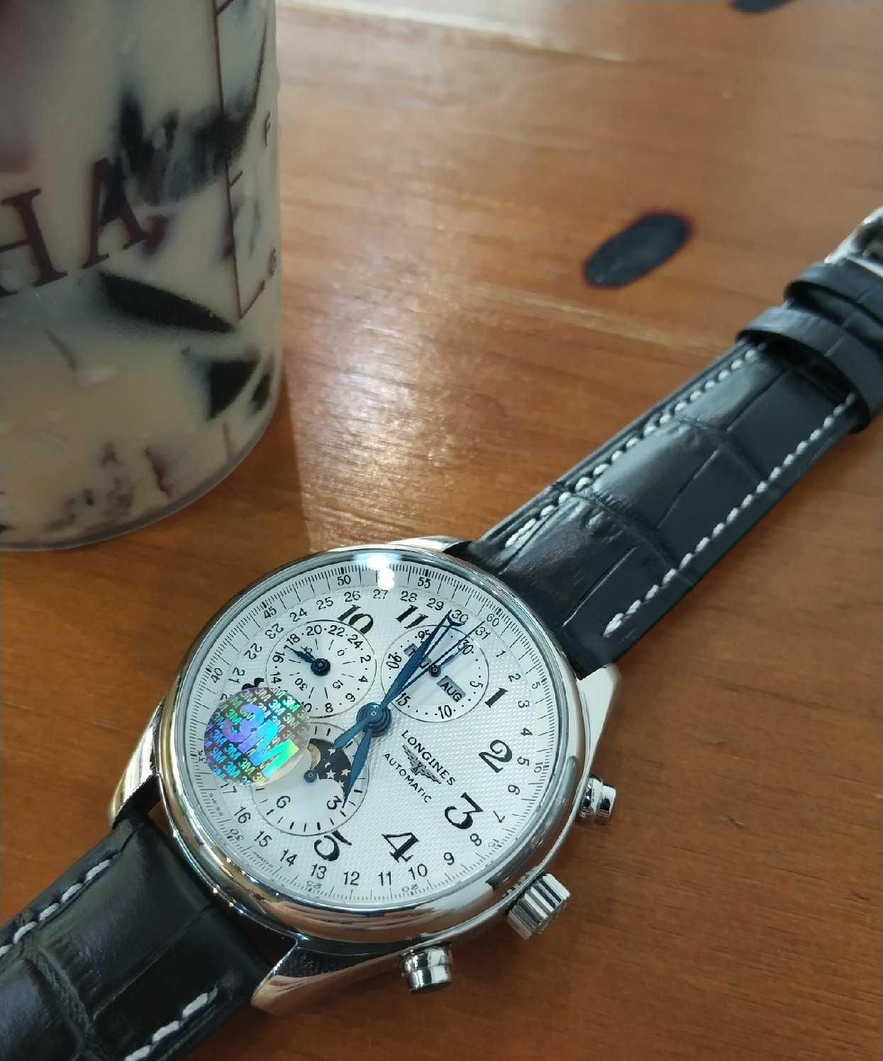 表冠|3M厂浪琴名匠（八针月相）真假对比评测及调校使用方法