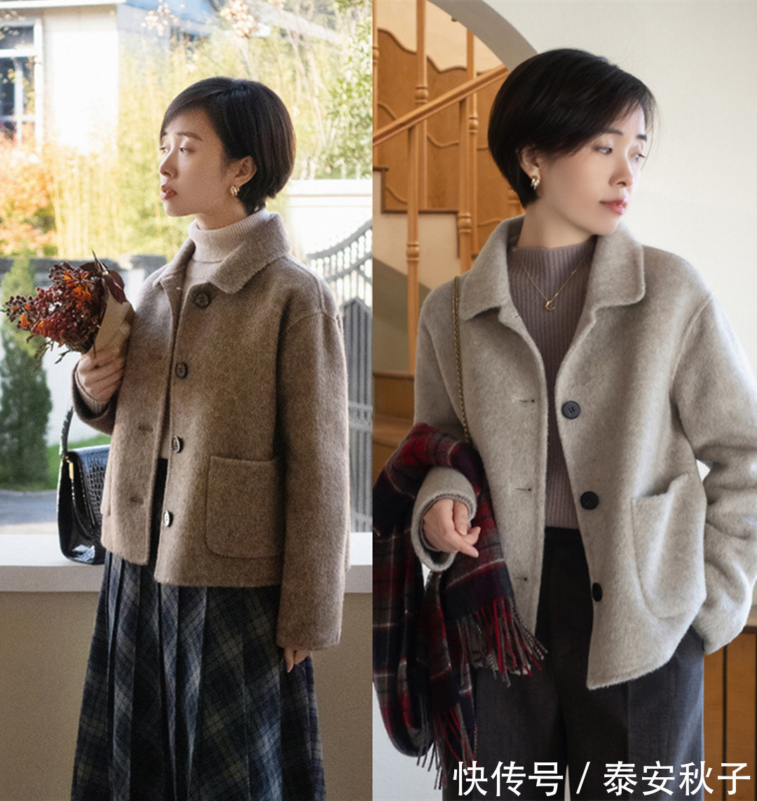 小娇 谁说40岁女人穿“羊毛衫”土气?学学这些搭法:时尚又优雅!