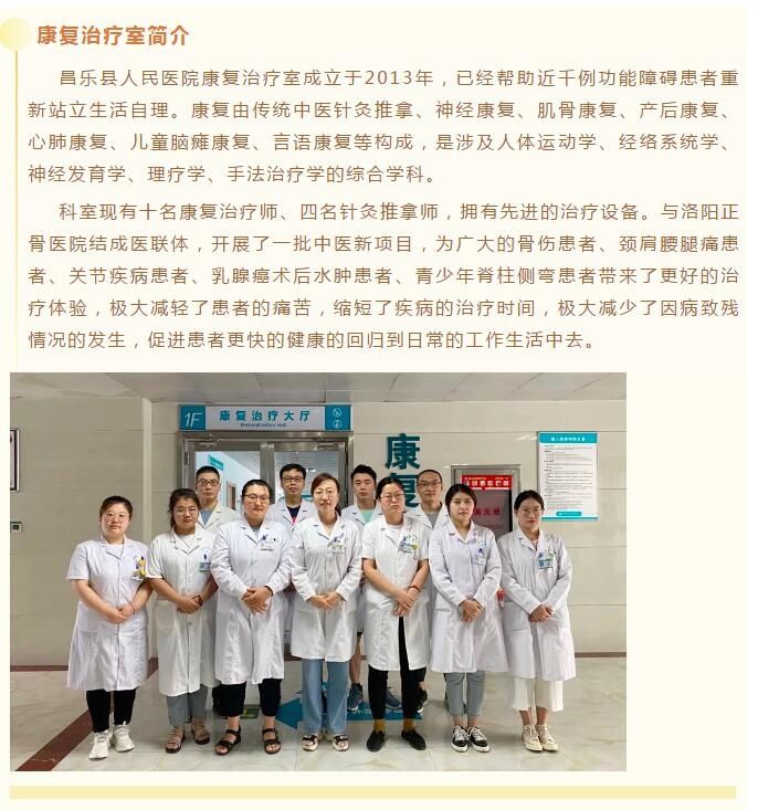 中华中医药学会|近视、脊柱侧弯，到昌乐县人民医院康复治疗室试试