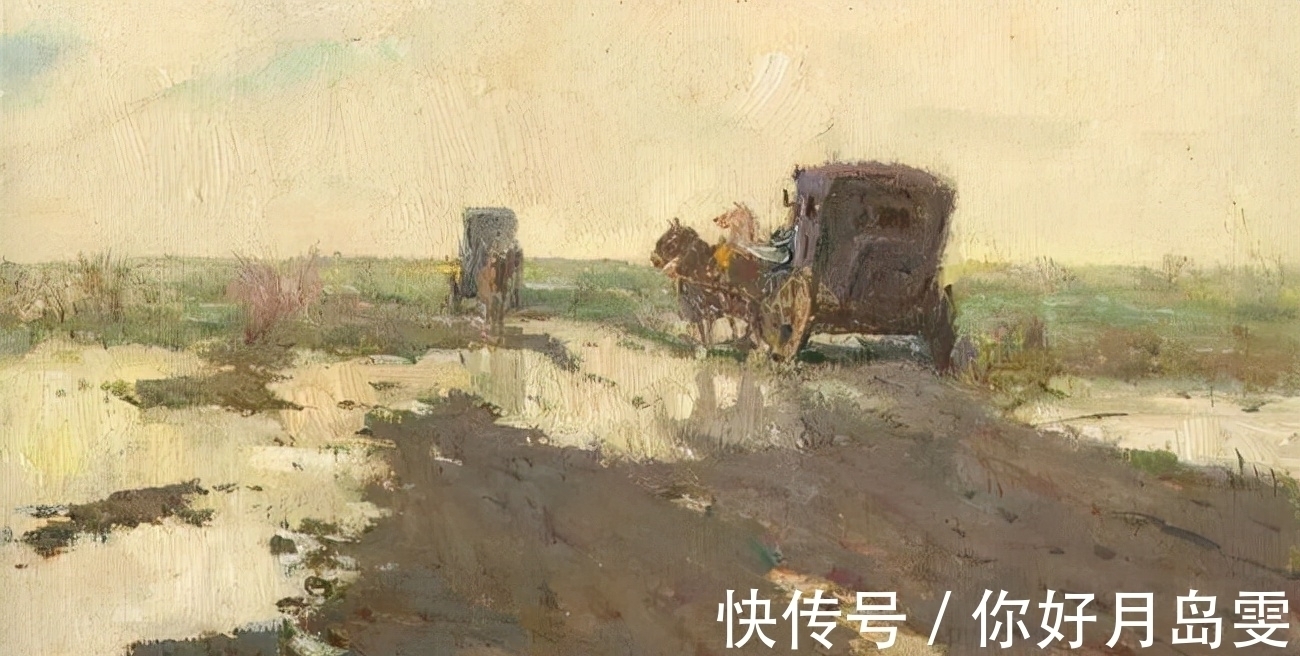 布面油画&著名油画家杨鸣山的风景写生作品,净化心灵!