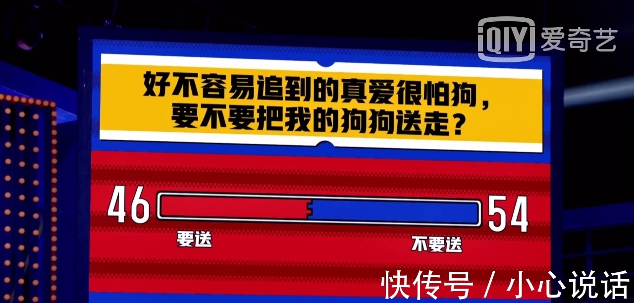 《奇葩说》辩题分析:好不容易追到的真爱怕狗,我要不要把狗送走