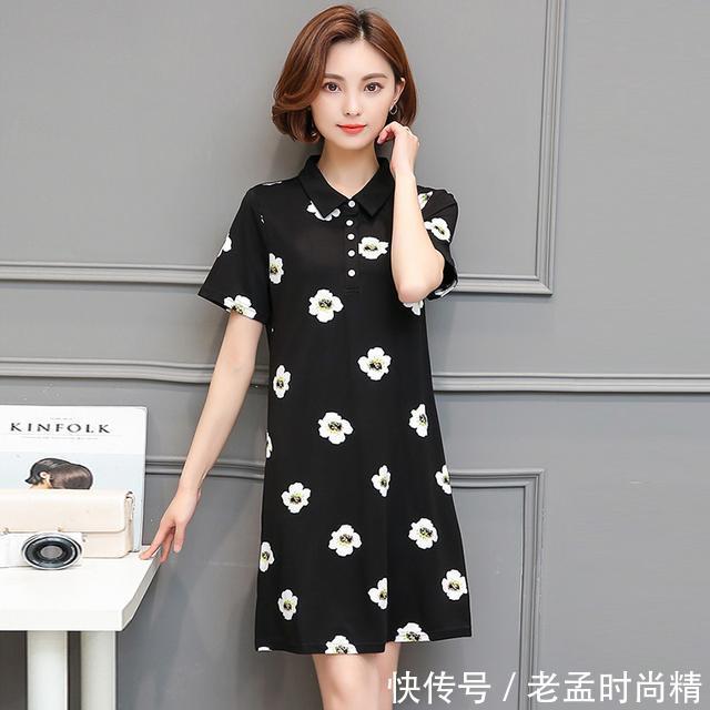 印花连衣裙 适合29~37女士的8款裙装,修身减龄样样行