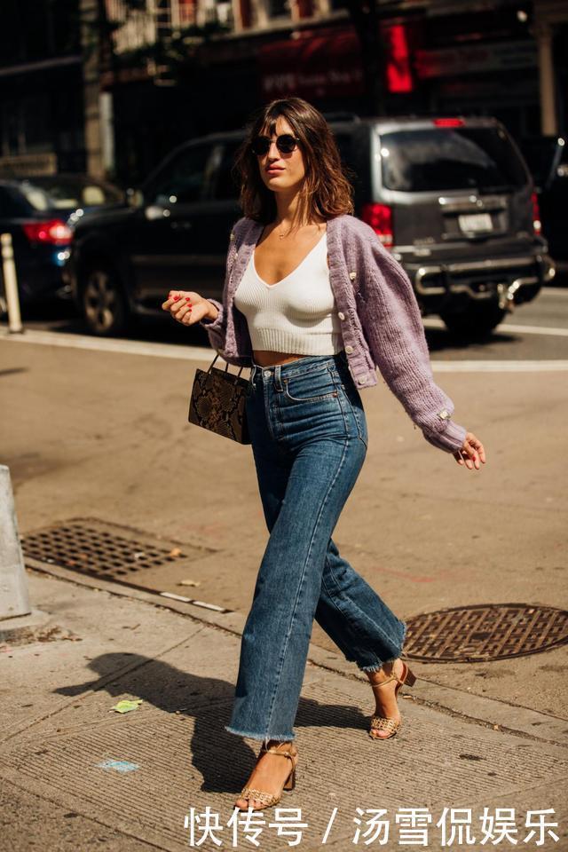 入秋的针织衫该怎么穿?女人来学学法式优雅风,浪漫和高级通通有
