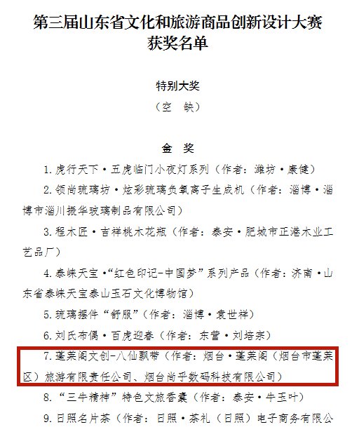 蓬莱阁！速来看！荣获金奖的八仙飘带，究竟长啥样