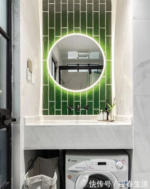 洗衣机|跪服！35㎡小公寓却拥有30㎡收纳空间，堪称小户型改造典范！