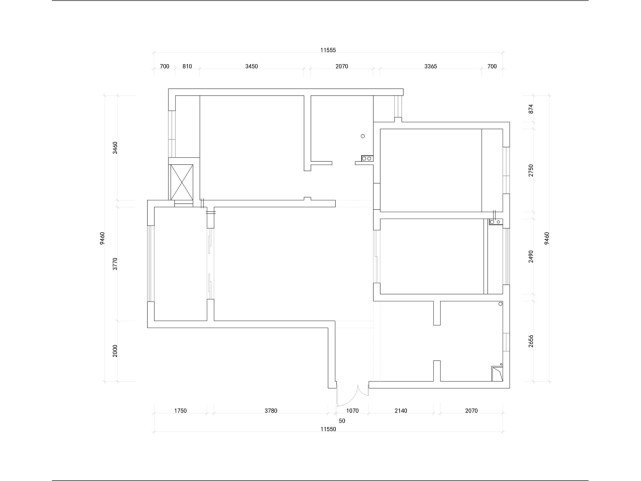 户型|97平美式小三房设计,餐厅小巧精致,美式情调尽显